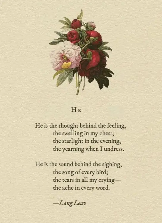 sweet love poems for him that will make him cry