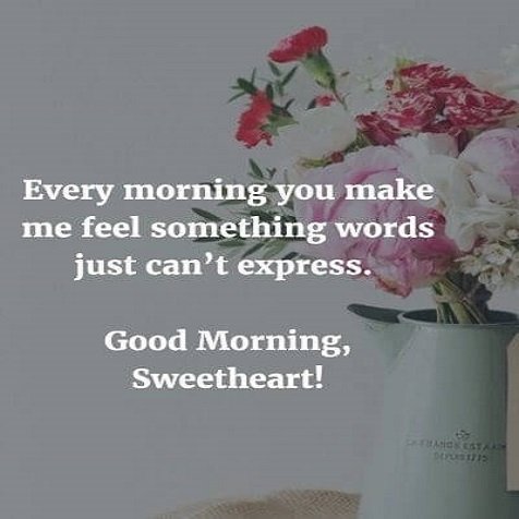 good morning romantic quotes