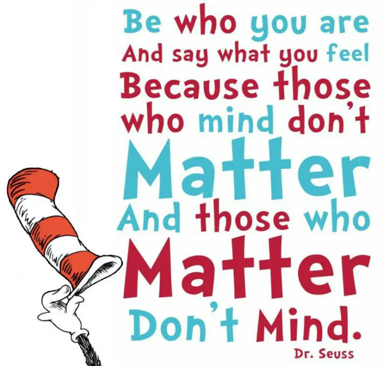 dr seuss quote be who you are