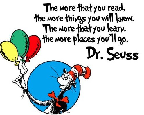 dr seuss sayings about reading