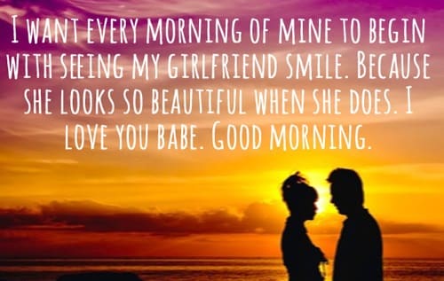 sweet and romantic good morning messages for her