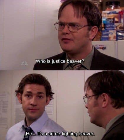 dwight schrute quotes about beaver