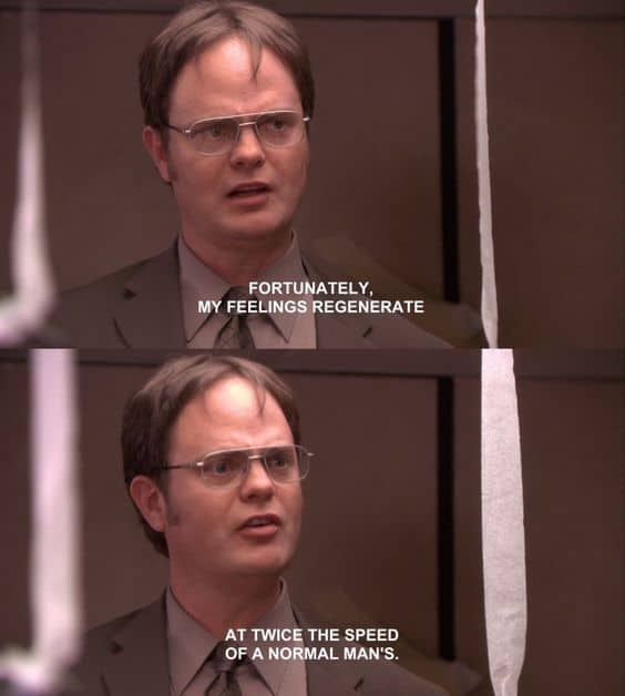 dwight schrute quotes about feelings