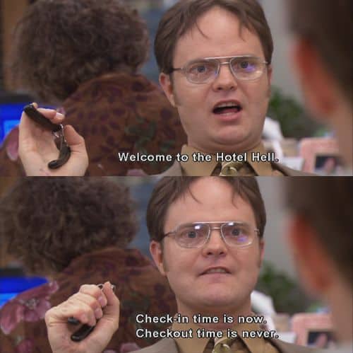 dwight schrute quotes about hell