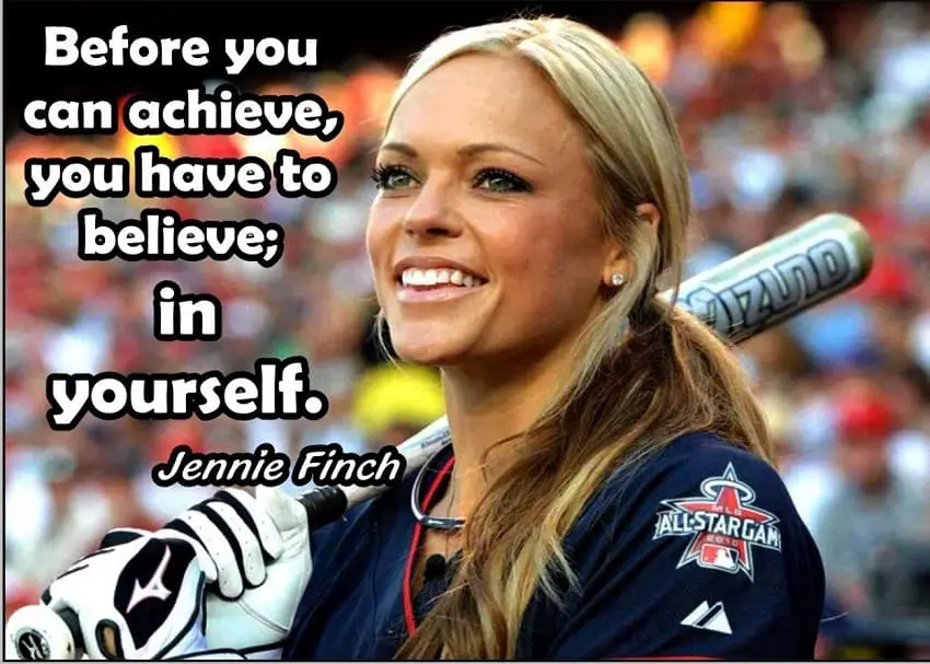 softball quotes by jennie finch
