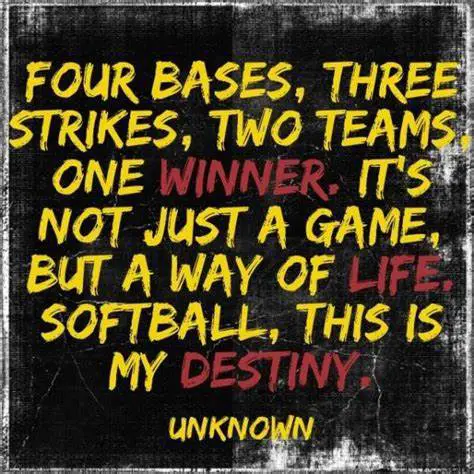 softball quotes motivational