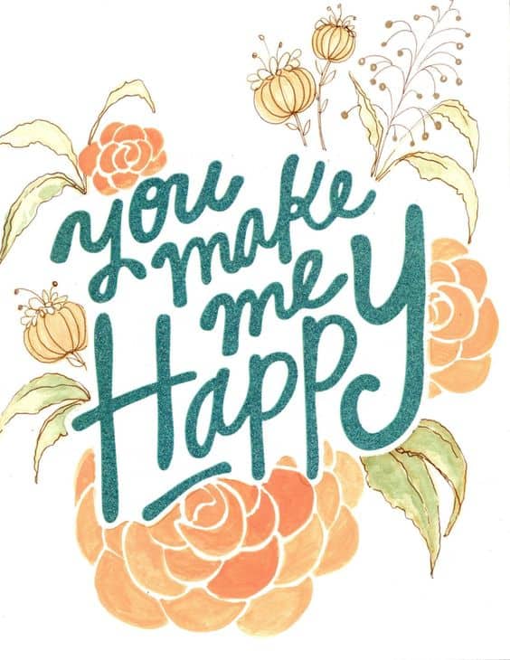 you make me happy love quotes