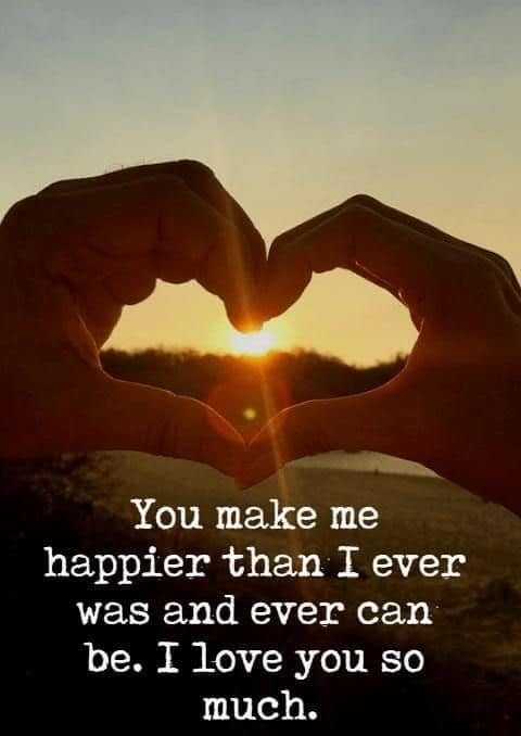 you make me happy message