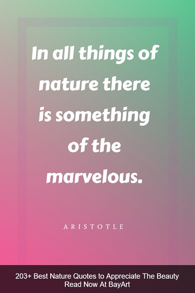 best nature quotes of all time