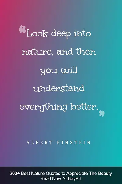 famous nature quotes and sayings