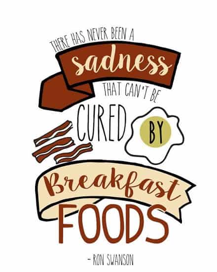 parks and rec quotes about breakfast