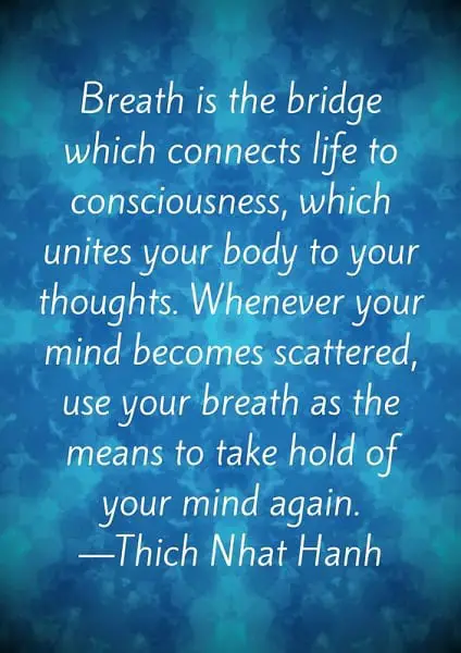 thich nhat hanh quotes on breath