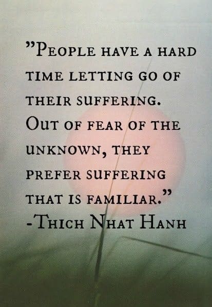 thich nhat hanh quotes on letting go suffering