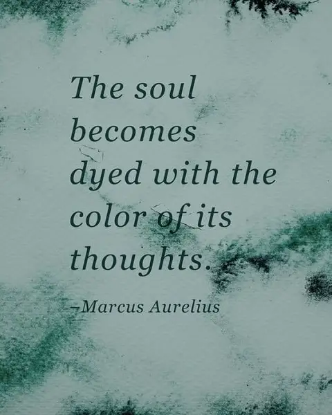 marcus aurelius sayings the soul becomes