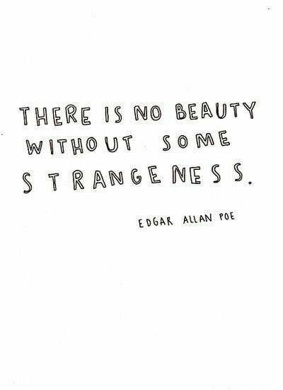 edgar allan poe quotes beauty strangeness