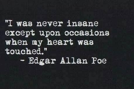 edgar allan poe quotes never insane