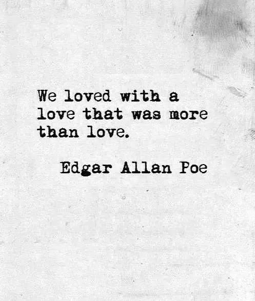 edgar allan poe quotes on love