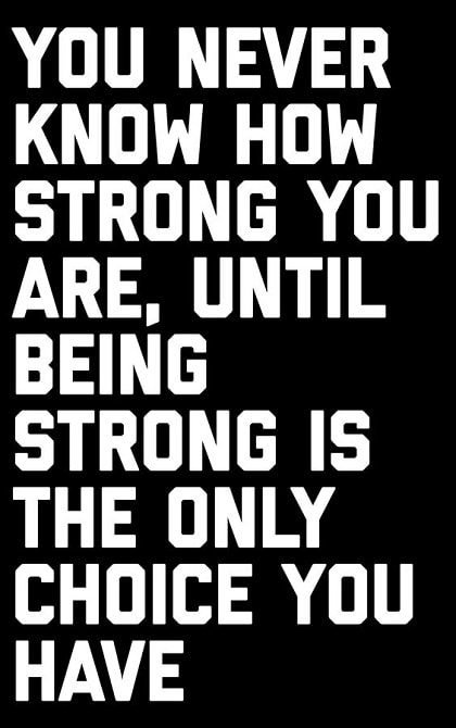 quotes about being strong in life