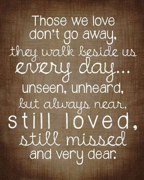 quotes for losing a loved one