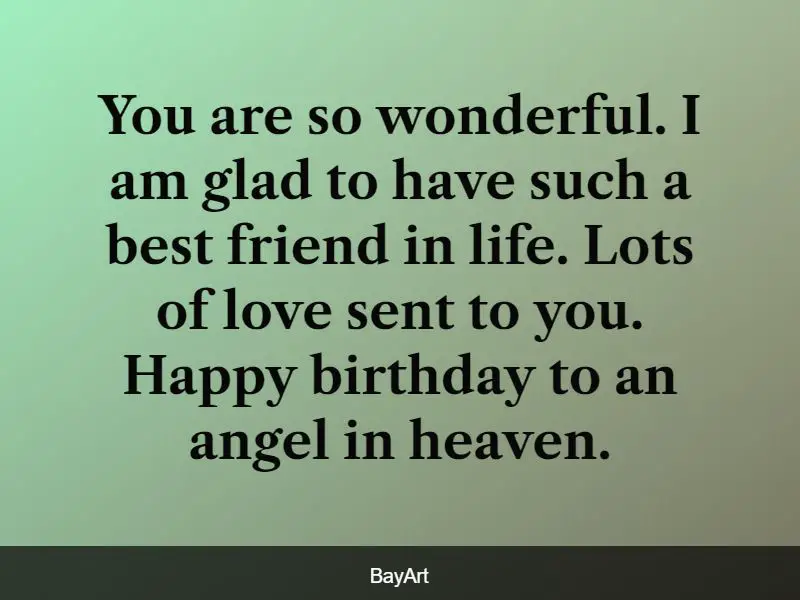 birthday in heaven quotes