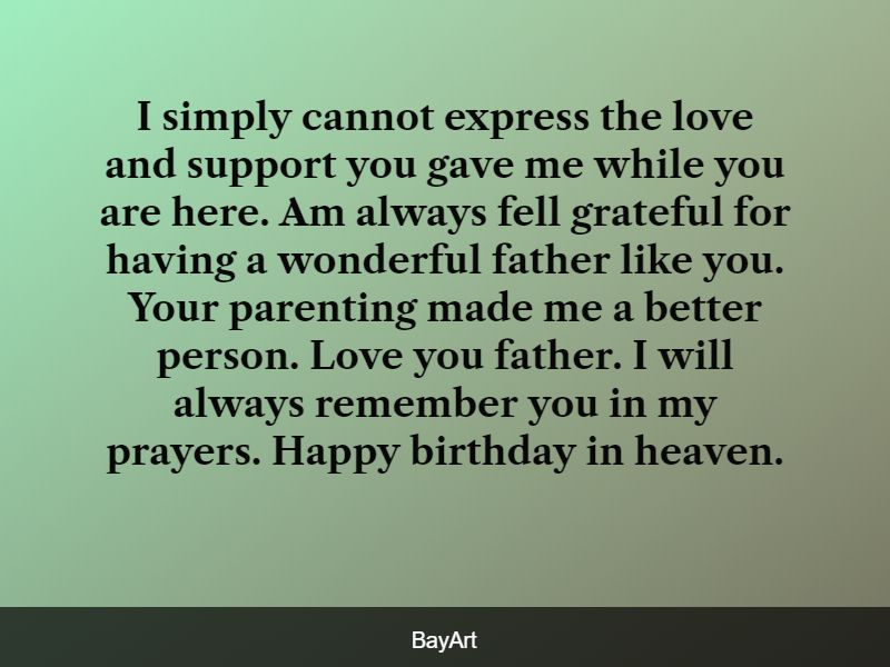 happy birthday in heaven quotes