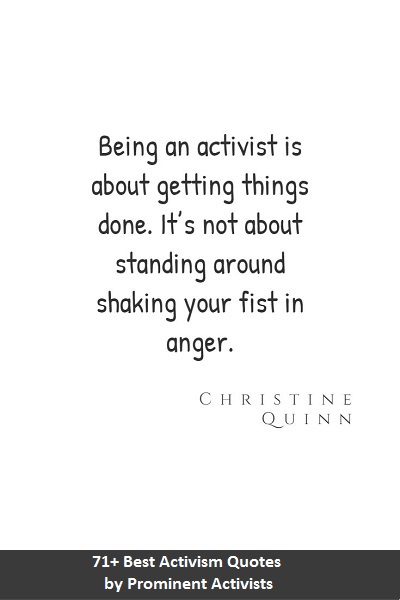 best activism sayings by famous activists ever