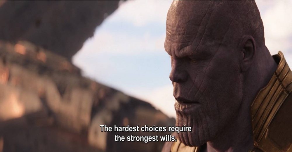 Thanos quotes