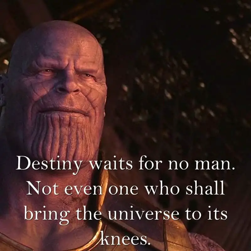 famous Thanos quotes