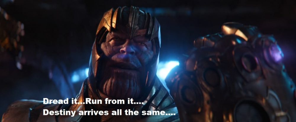 motivational Thanos quotes