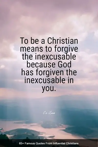 positive quotes and sayings from famous christians