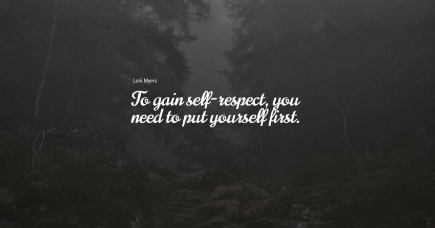 put yourself first quotes
