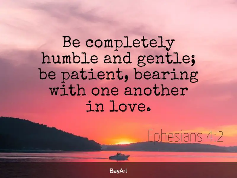 Bible quotes about being humble
