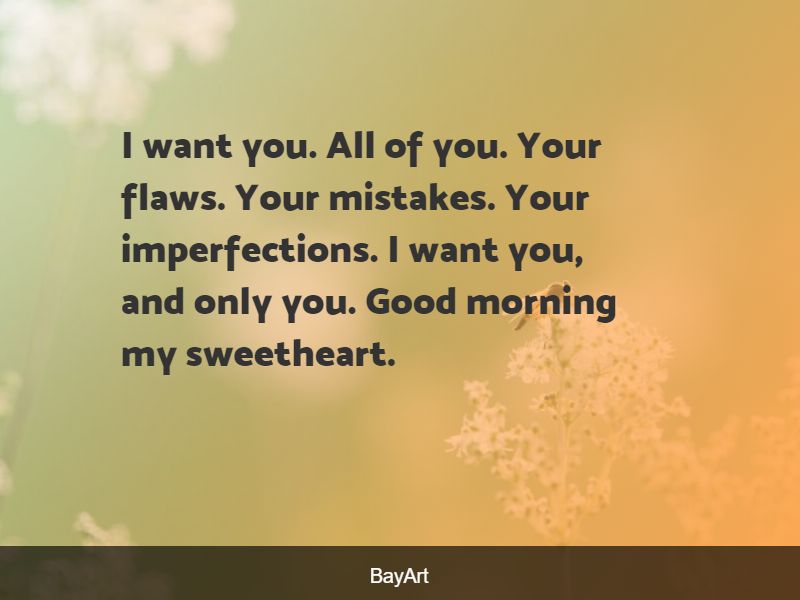 good morning love message for her