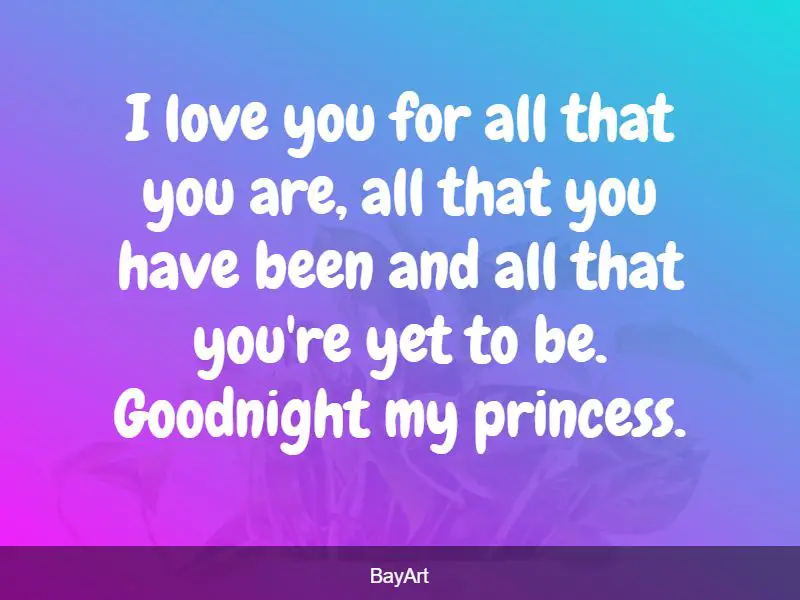 goodnight text for her