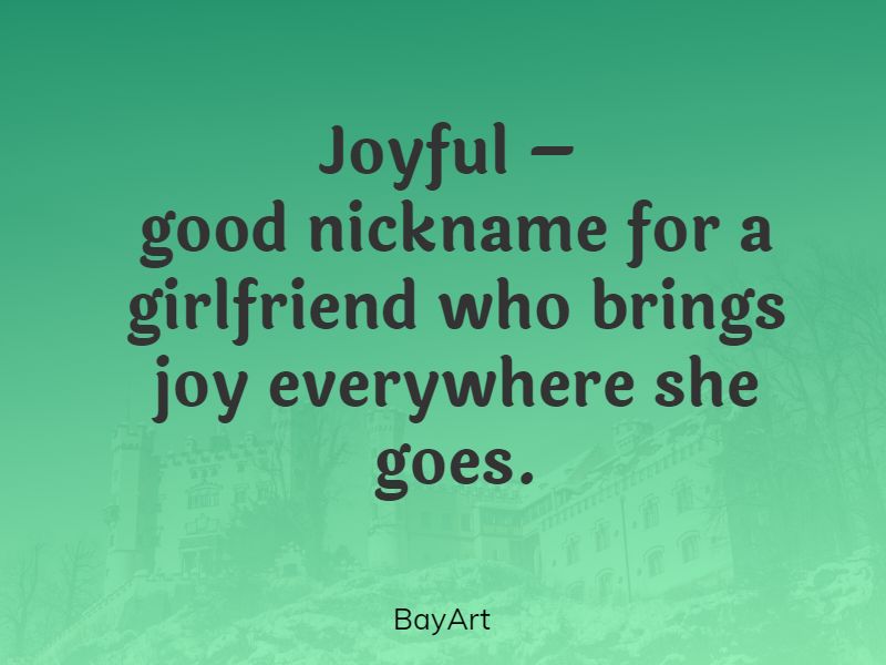pet names for girlfriend