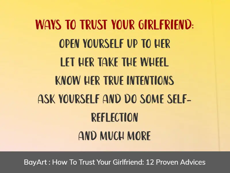 how to trust your girlfriend