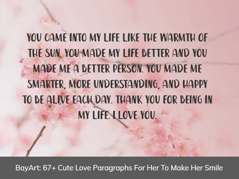 i love you paragraphs for her