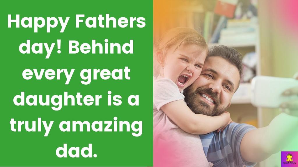 'Video thumbnail for Funny Fathers Day Quotes And Messages From Daughter: 130+ Fathers Day Messages: KAVEESH MOMMY'