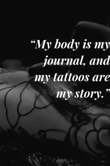 About being art tattoos quotes Tattoo Quotes
