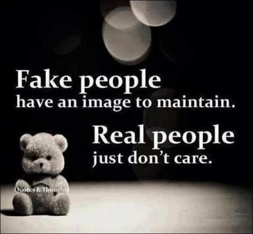 quotes about people being fake
