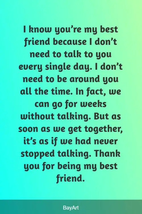 long paragraphs for best friend