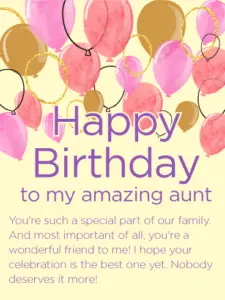 152+ Greatest Happy Birthday Auntie Wishes, Messages & Quotes - BayArt