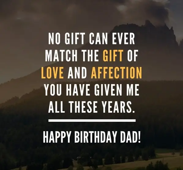 best message for dad on his birthday