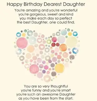 187 Special Happy Birthday Daughter Wishes Quotes Bayart