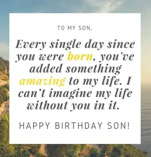 Happy Birthday Son 50 Birthday Wishes For Your Boy Allwording Com