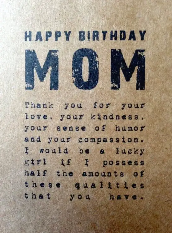 happy birthday quotes for mom