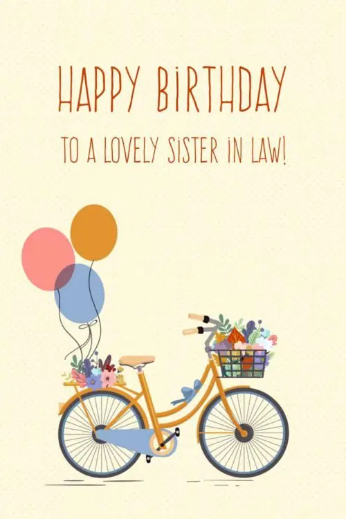 172+ Wonderful Happy Birthday Sister In Law Wishes - BayArt