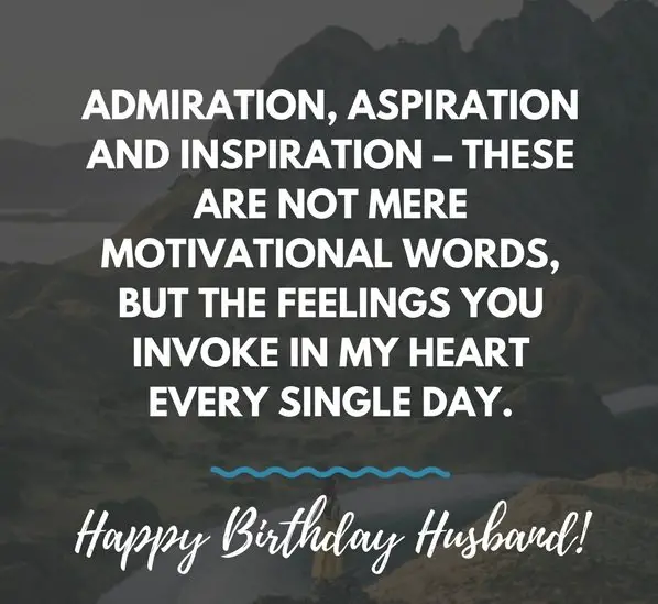 husband birthday quotes
