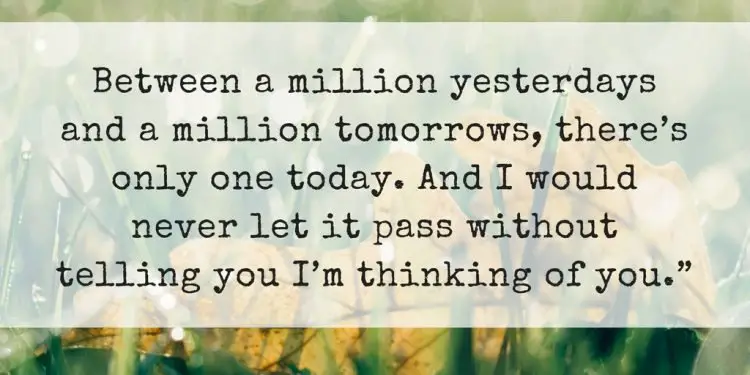 Still thinking of you quotes