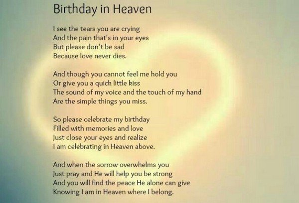 birthday in heaven quotes dad